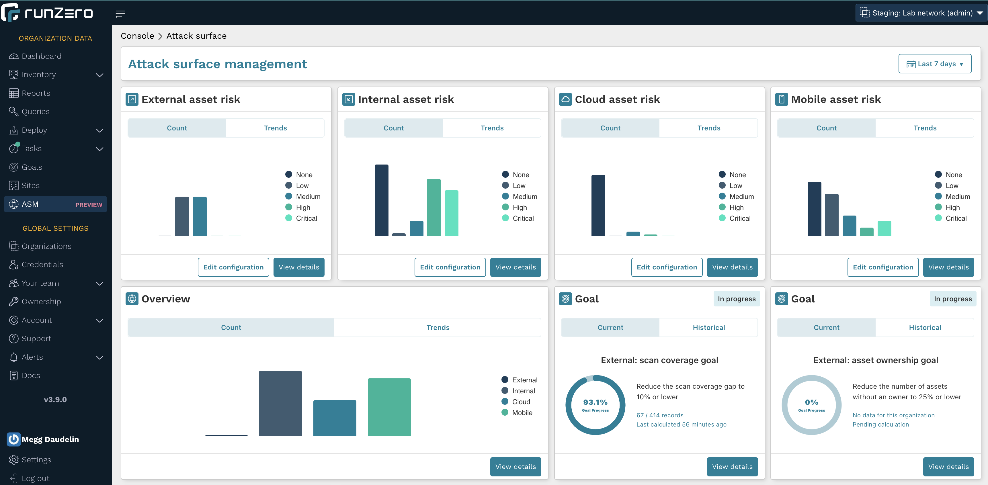 Managing your attack surfaces in runZero