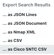 Exporting Cisco serial numbers in Rumble Exporting Cisco serial numbers in Rumble