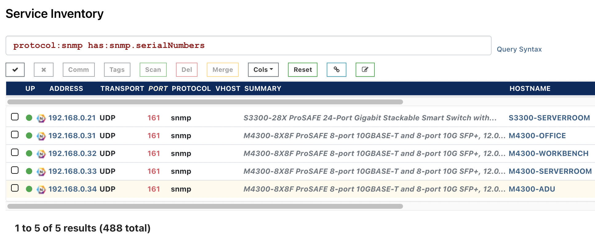 Finding device serial numbers in Rumble