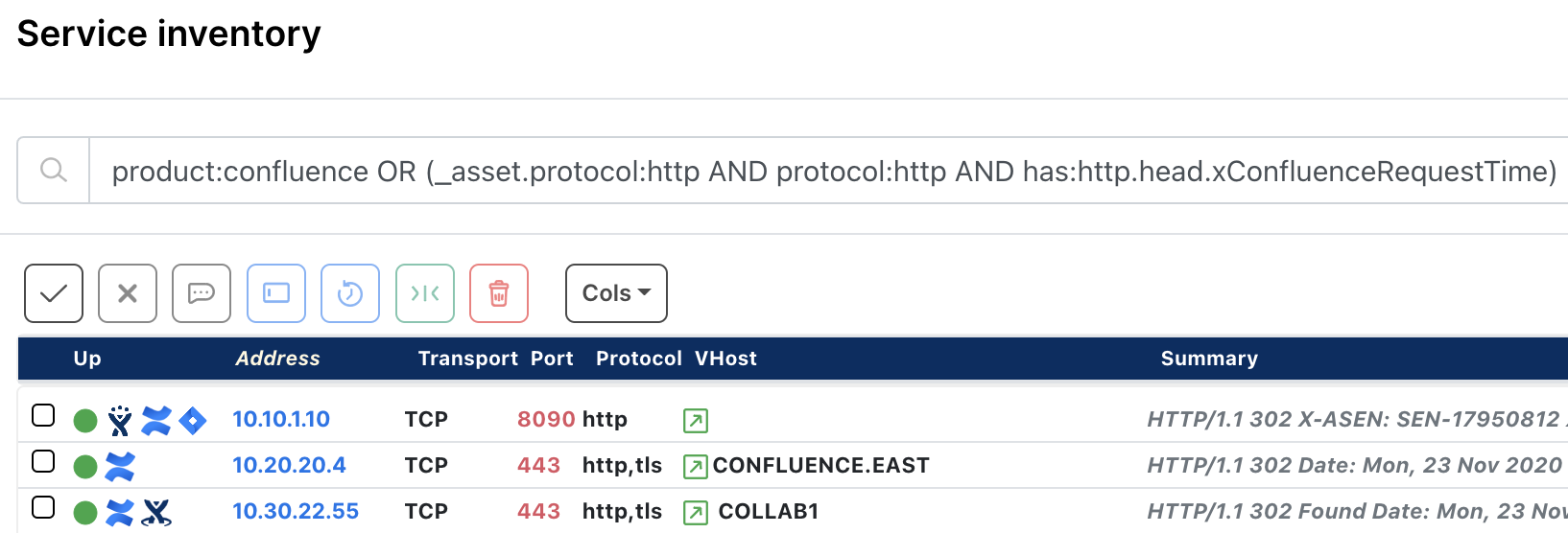 The Queries Library Confluence prebuilt query is available in the Queries Library