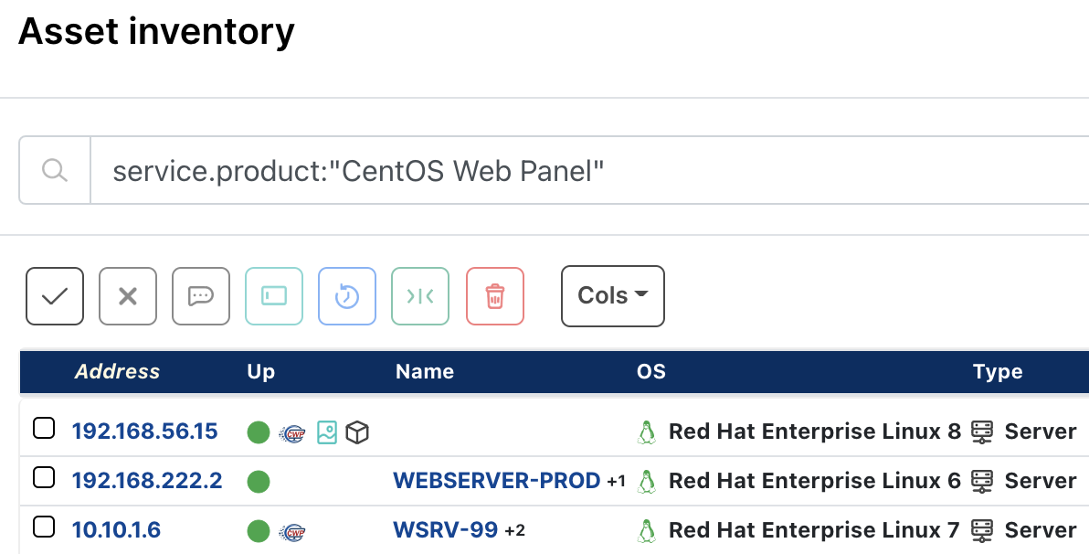 Find CWP instances