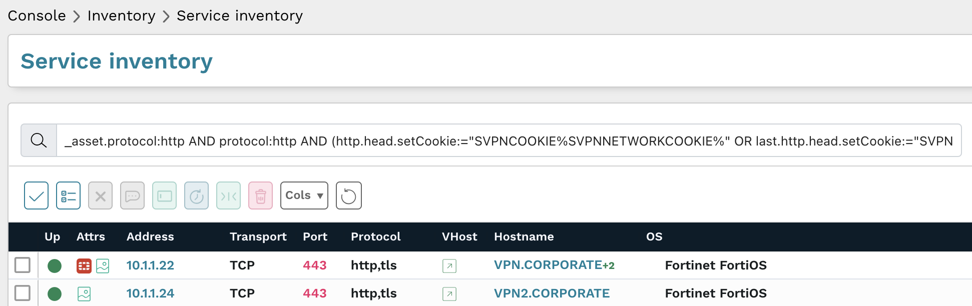 Fortinet SSL-VPN query