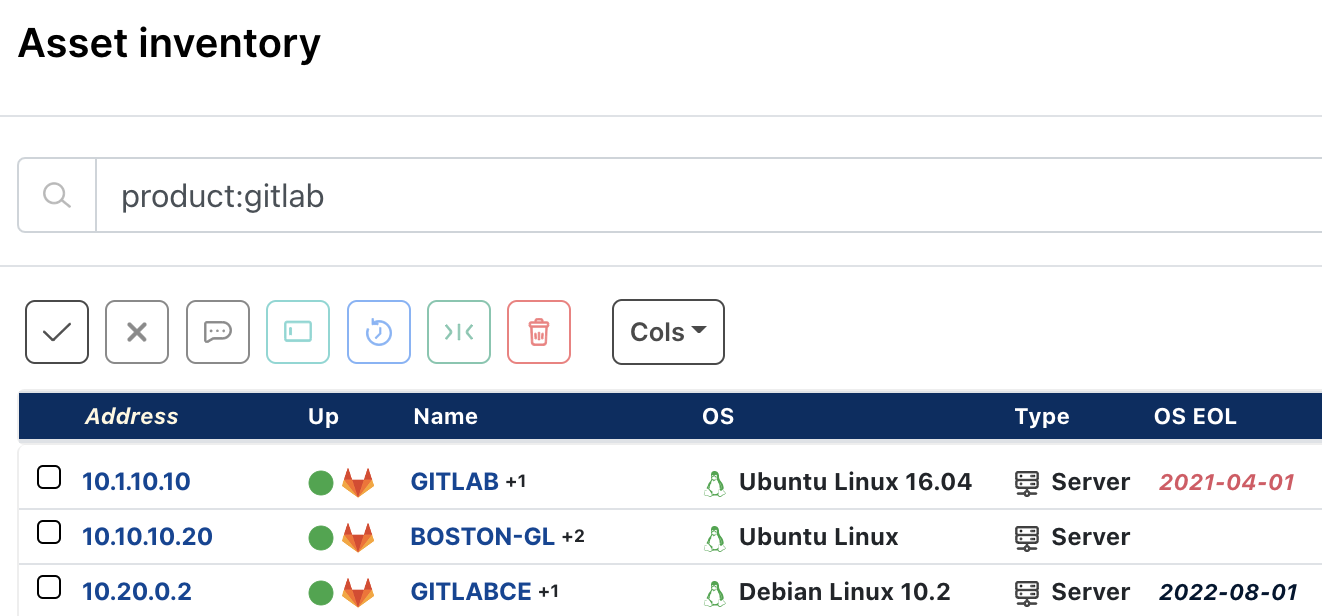 Find GitLab instances