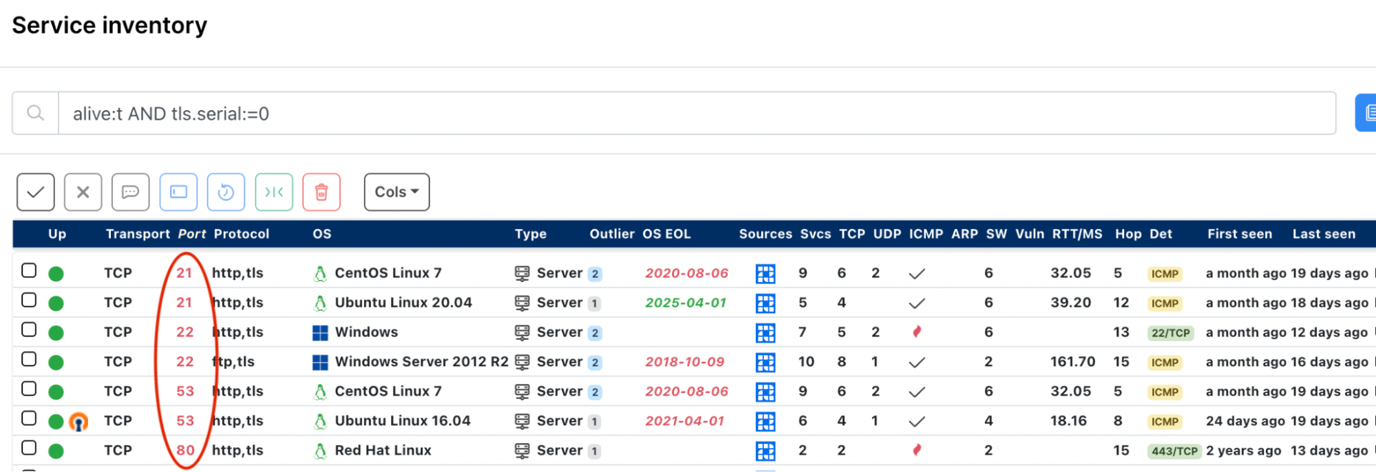 Find certificates with duplicate serial numbers