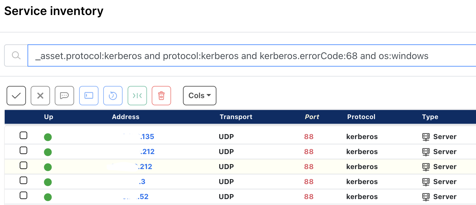 Find Windows Kerberos assets