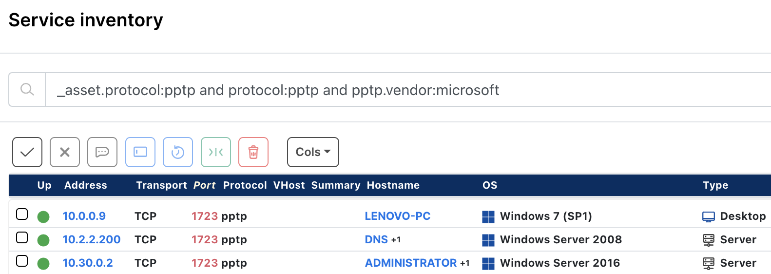 The Queries Library Microsoft VPN prebuilt query is available in the Queries Library