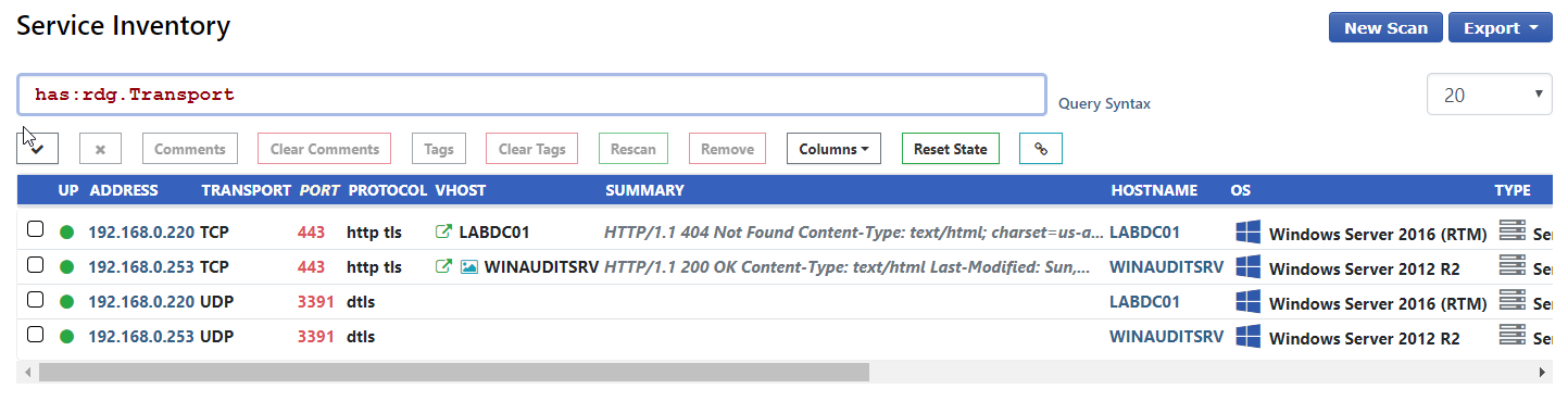 Remote Desktop Gateway Detection