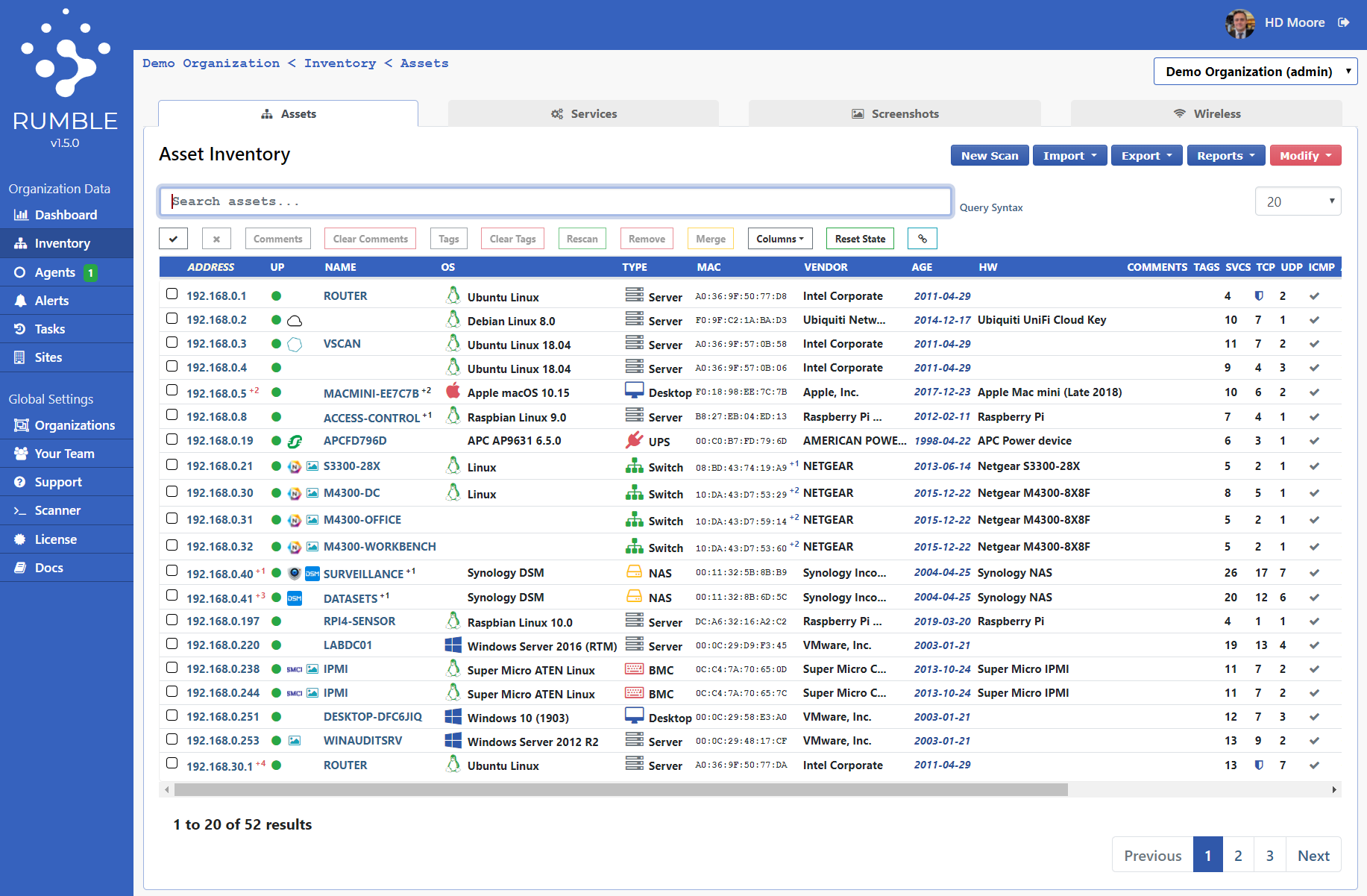 Rumble Network Discovery 1.5.0