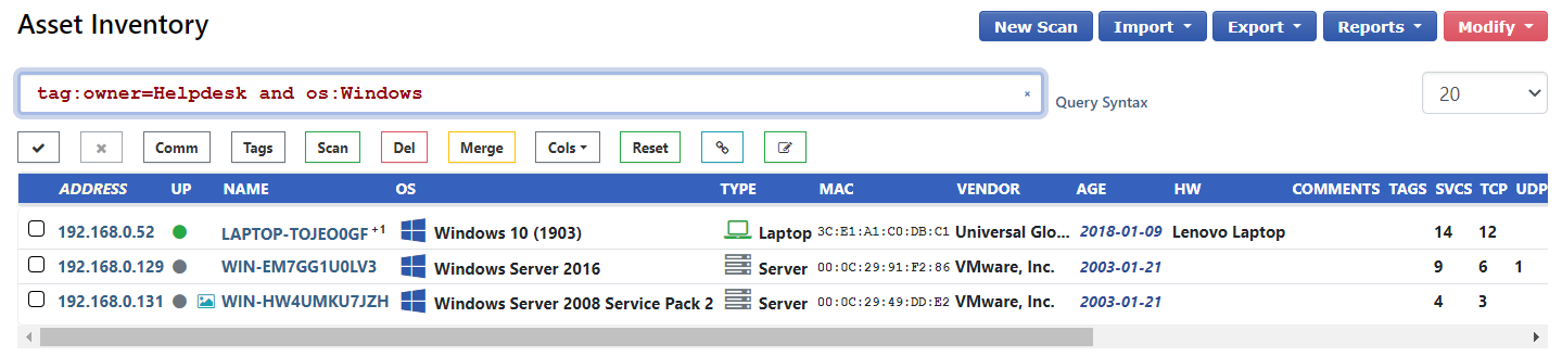 Subnets Tags