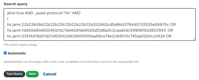 Automated queries