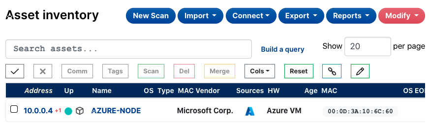 Azure attributes