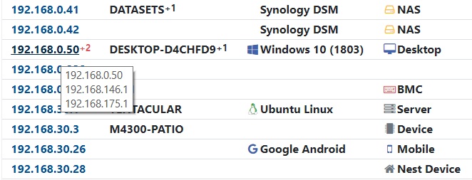 Rumble Network Discovery Beta 1 Multi-Homed Detection