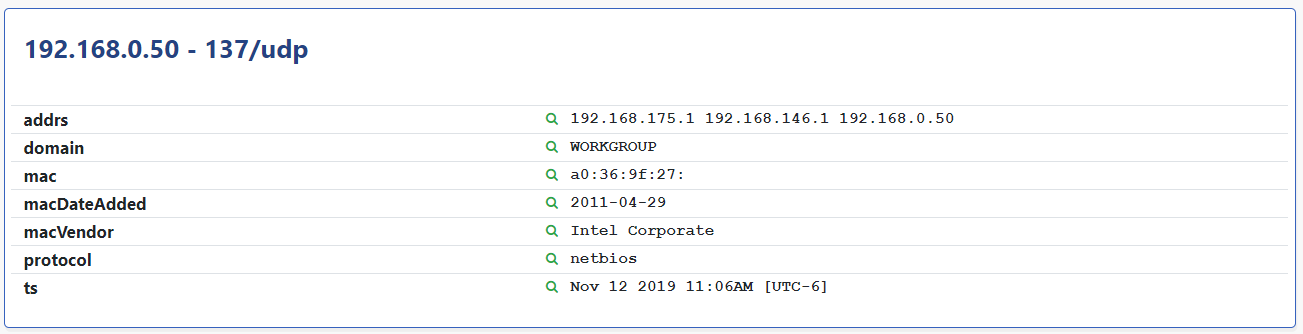 Rumble NetBIOS Discovery