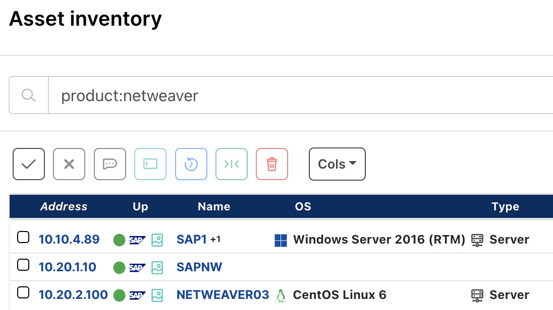 Find SAP instances