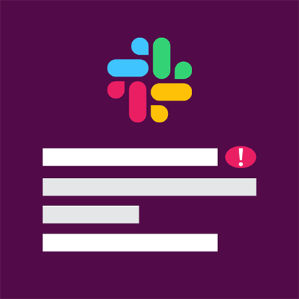 Get slack notifications for new or modified devices