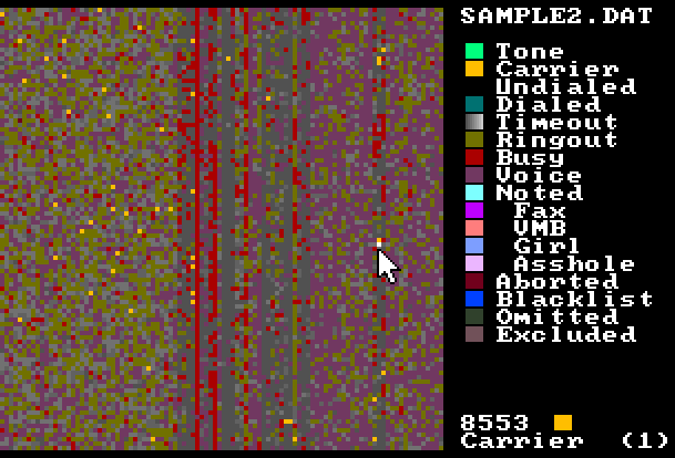 ToneMap of SAMPLE2.DAT