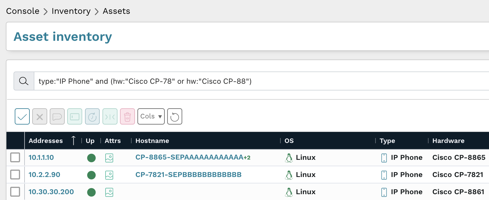 The Queries Library The prebuilt query is available in the Queries Library